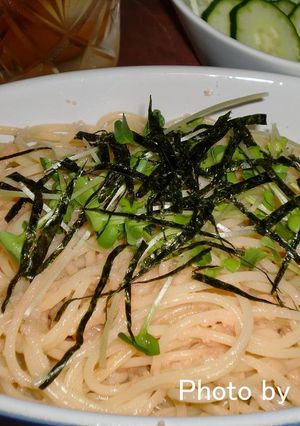 チーズ明太子パスタ（＾＾！-レシピのメイン写真