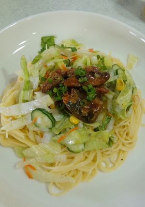 『マ・マーお手軽冷製パスタ』-レシピのメイン写真