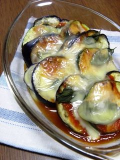 なすとズッキーニのトマトソース焼き-レシピのメイン写真