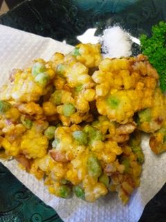 とうもろこしと枝豆のかき揚げ-レシピのメイン写真