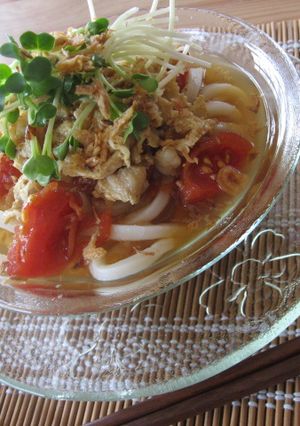 スパイシー冷しゃぶトマト❤カレーうどん-レシピのメイン写真