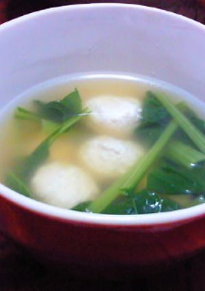 ☆簡単☆豆腐入り鶏団子の中華スープ-レシピのメイン写真