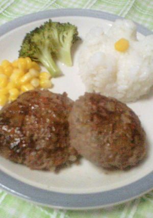 卵は使わないよ！ハンバーグ-レシピのメイン写真