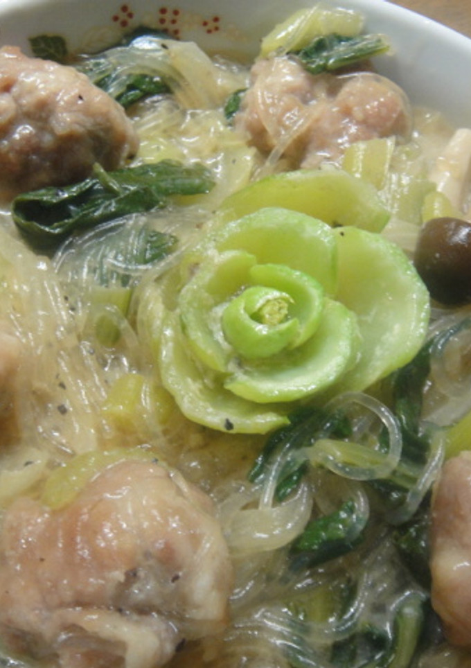 青梗菜と春雨の中華煮～～～♪-レシピのメイン写真