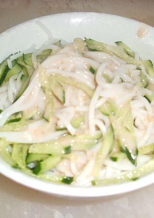 残ったそうめん簡単サラダ？-レシピのメイン写真
