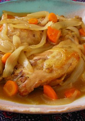 骨付鶏モモ肉のハニービール煮☆-レシピのメイン写真