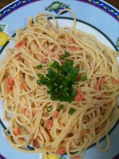 鮭フレークのマヨパスタ-レシピのメイン写真