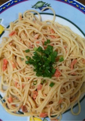 鮭フレークのマヨパスタ-レシピのメイン写真