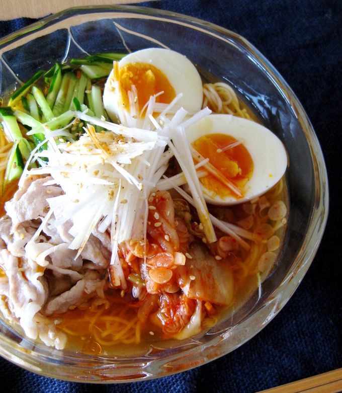 冷麺風ピリ辛そうめん-レシピのメイン写真