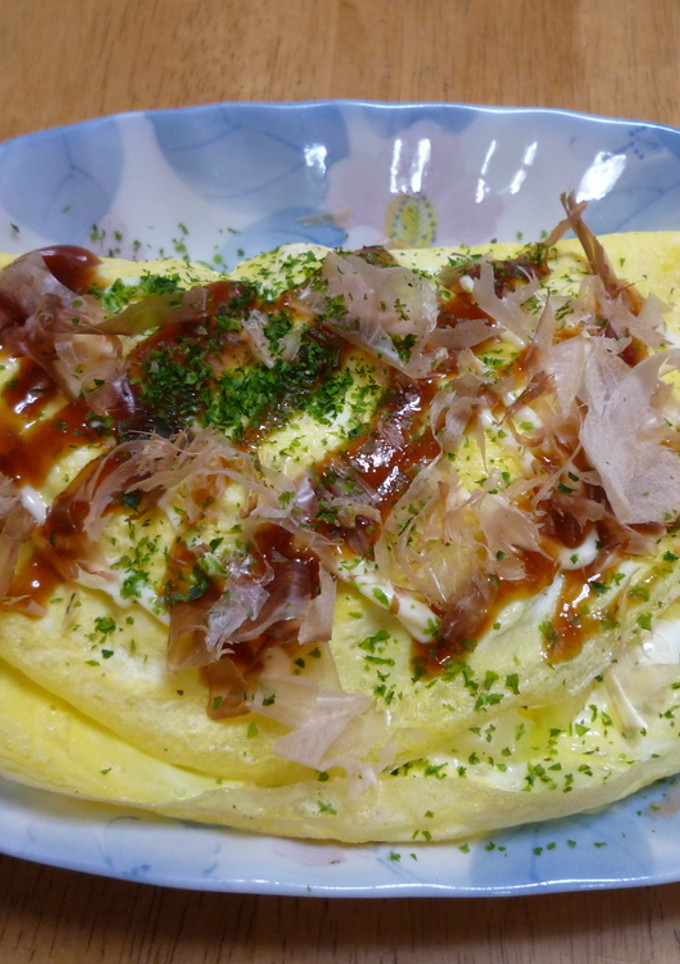 下宿生応援レシピ！お好み焼き風☆-レシピのメイン写真