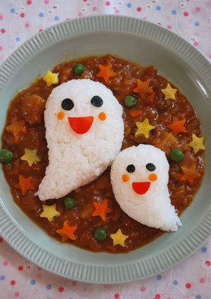 おばけdeデコカレー-レシピのメイン写真
