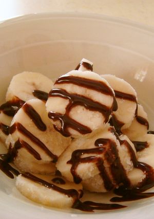 ひんやりチョコバナナ♪-レシピのメイン写真