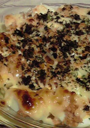 ＊ゆで卵のツナマヨオーブン焼き＊-レシピのメイン写真