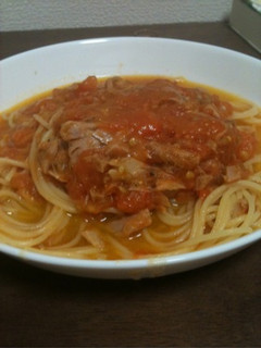 簡単トマトandツナパスタ-レシピのメイン写真