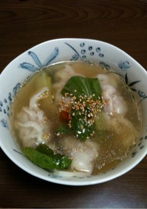 黒酢スープの水餃子-レシピのメイン写真