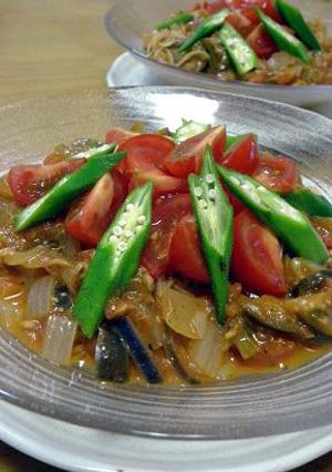 夏野菜の冷製パスタ-レシピのメイン写真