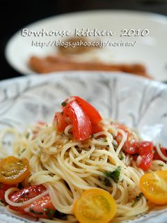 大葉とトマトの冷たいパスタ-レシピのメイン写真