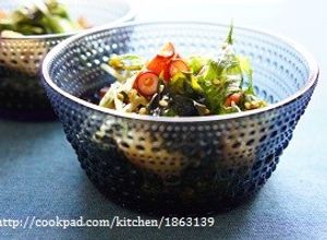 半夏生に♪タコと水菜の中華風ごま和え-レシピのメイン写真