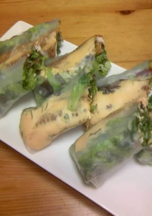 うなぎの生春巻-レシピのメイン写真