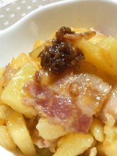 ベーコンポテトのオイスター炒め (弁当)-レシピのメイン写真