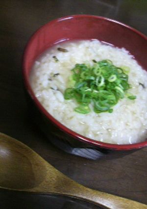 風邪引きさんやお鍋のあとに☆お茶漬け雑炊-レシピのメイン写真