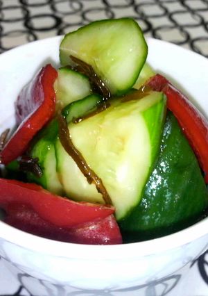 『お好み野菜の塩昆布漬け』-レシピのメイン写真