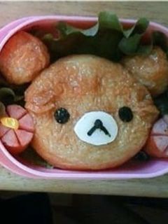 キャラ弁*稲荷でリラックマ-レシピのメイン写真