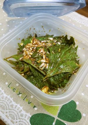 韓国風＊大葉のチョイ辛漬け-レシピのメイン写真