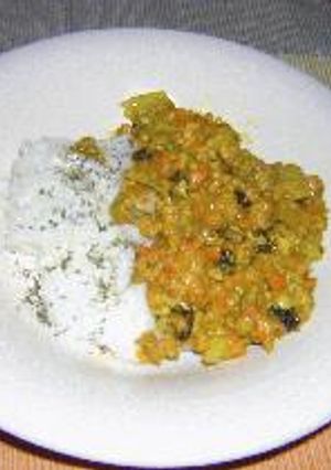 冷蔵庫一掃！レンズ豆のドライカレー-レシピのメイン写真