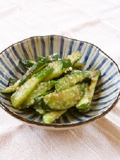 きゅうりの甘酢ゴマ味噌-レシピのメイン写真