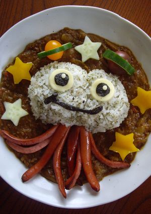 ワレワレハ宇宙人ダ。デコカレー♪-レシピのメイン写真