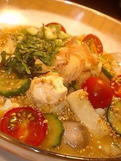 お野菜たっぷり冷や汁-レシピのメイン写真