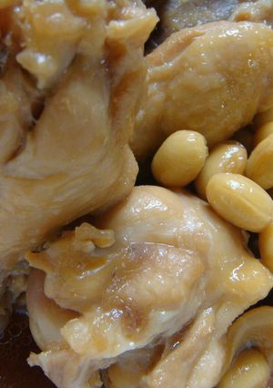 ずぼら☆手羽元と大豆のさっぱり煮-レシピのメイン写真