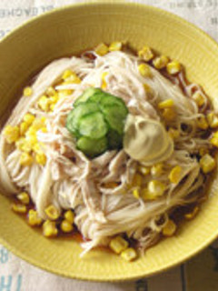 蒸し鶏と夏野菜のそうめん-レシピのメイン写真