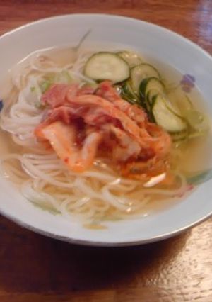 ダシダで！さっぱり♪そうめんＤＥ冷麺♪-レシピのメイン写真