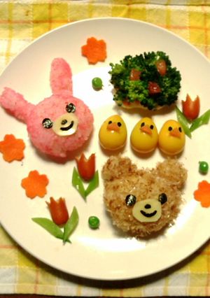 うさくまおにぎり☆-レシピのメイン写真
