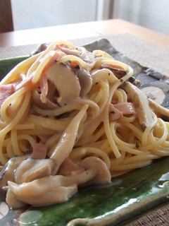 干ししいたけで。和風ポルチーニ風パスタ-レシピのメイン写真