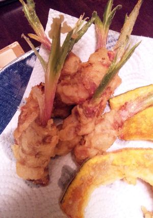 美味！葉しょうがの肉巻き天ぷら-レシピのメイン写真