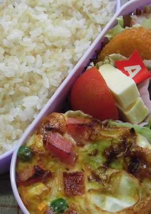 中学生女子弁当-レシピのメイン写真