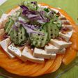 GABANドレッシングで食べる豆腐サラダ