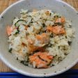 我が家の定番・鮭と大葉の炊き込みご飯