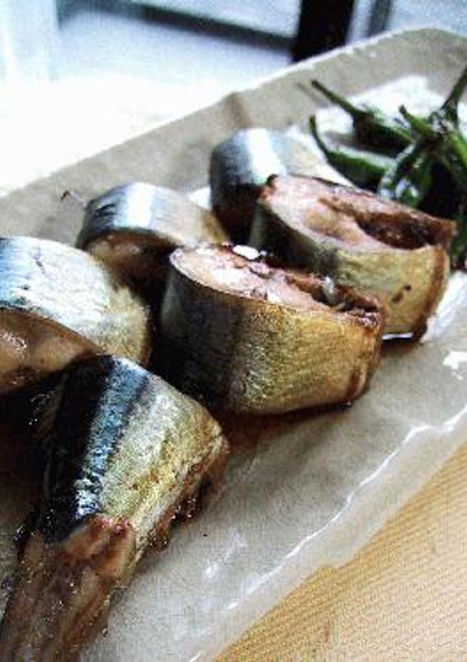 秋刀魚の酢しょうゆ煮。-レシピのメイン写真