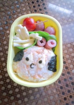 簡単ぜんまいざむらいキャラ弁-レシピのメイン写真