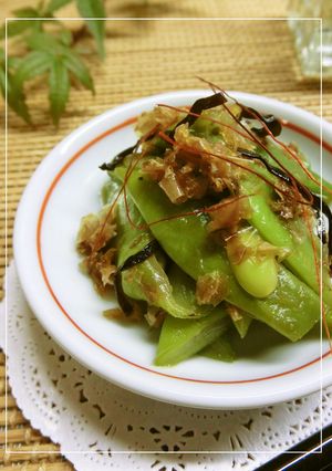 モロッコ豆のゴマ風味炒り煮-レシピのメイン写真