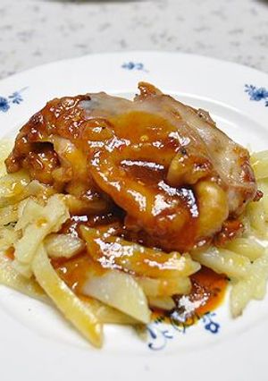 鶏のチリソースBBQピザ-レシピのメイン写真