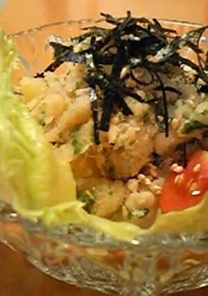 マヨ無しでもしっとり♪のりのりポテサラ-レシピのメイン写真