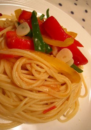 彩り鮮やか★夏野菜のぺペロンチーノ-レシピのメイン写真