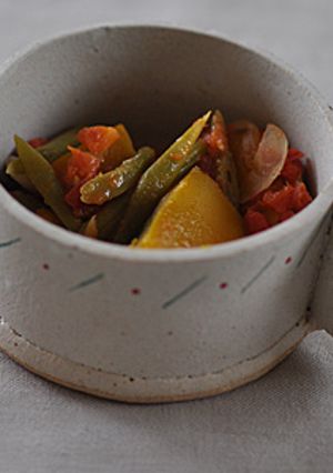 かぼちゃとインゲンのスパイシートマト煮-レシピのメイン写真