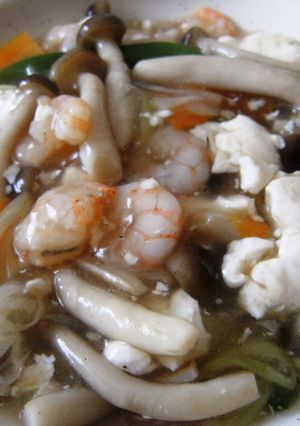 豆腐とエビの塩炒め-レシピのメイン写真