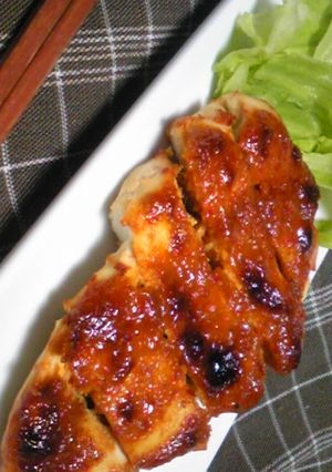 簡単♡鶏肉のピリ辛ゴマソース焼き-レシピのメイン写真
